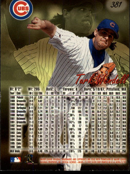 B2261- 1997 Ultra Baseball Cards 251-500 +Rookies -You Pick- 15+ FREE US SHIP - Picture 262 of 495