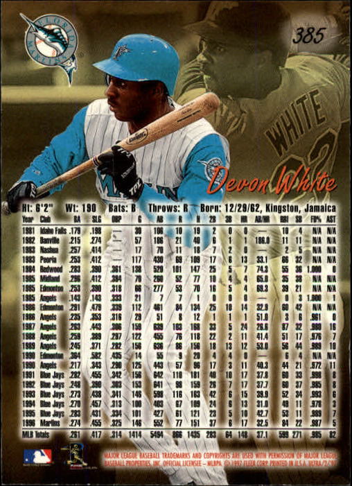 B2261- 1997 Ultra Baseball Cards 251-500 +Rookies -You Pick- 15+ FREE US SHIP - Picture 210 of 375