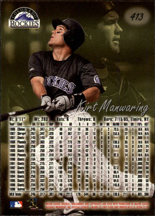 B2261- 1997 Ultra Baseball Cards 251-500 +Rookies -You Pick- 15+ FREE US SHIP - Picture 256 of 375