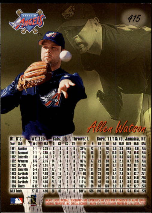 B2261- 1997 Ultra Baseball Cards 251-500 +Rookies -You Pick- 15+ FREE US SHIP - Picture 260 of 375