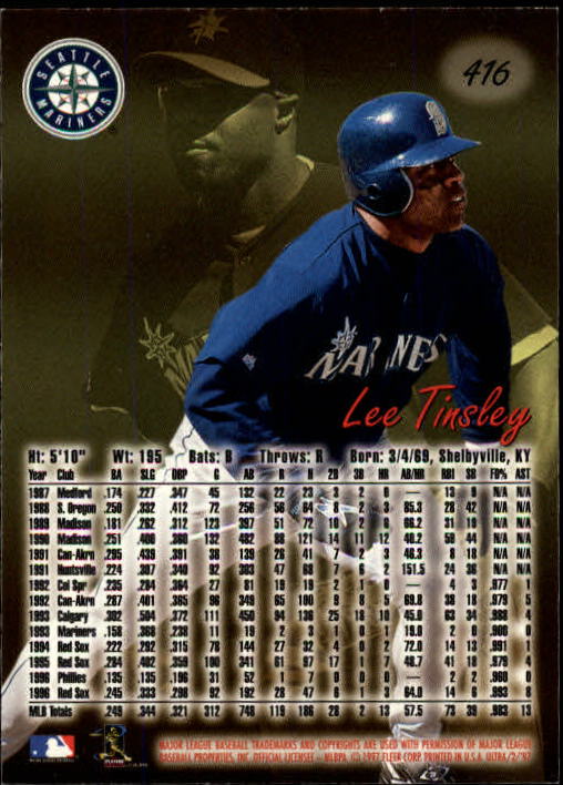 B2261- 1997 Ultra Baseball Cards 251-500 +Rookies -You Pick- 15+ FREE US SHIP - Picture 262 of 375