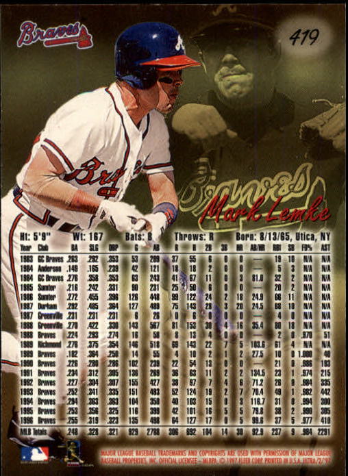 B2261- 1997 Ultra Baseball Cards 251-500 +Rookies -You Pick- 15+ FREE US SHIP - Picture 268 of 375