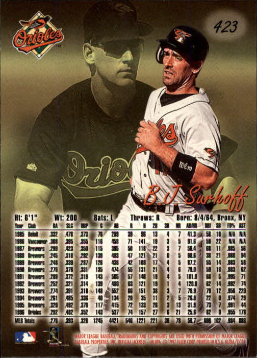 B2261- 1997 Ultra Baseball Cards 251-500 +Rookies -You Pick- 15+ FREE US SHIP - Picture 276 of 375
