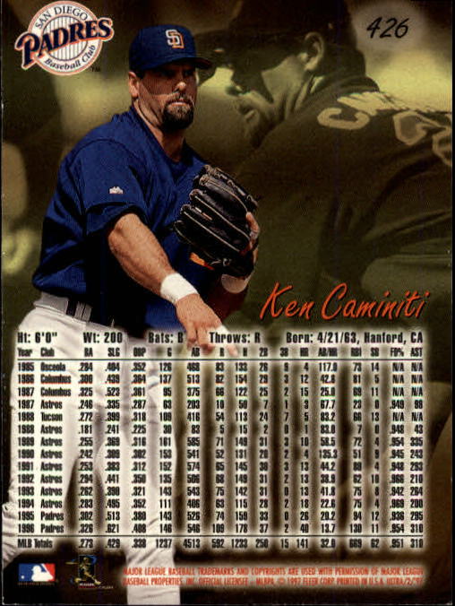 B2261- 1997 Ultra Baseball Cards 251-500 +Rookies -You Pick- 15+ FREE US SHIP - Picture 282 of 375