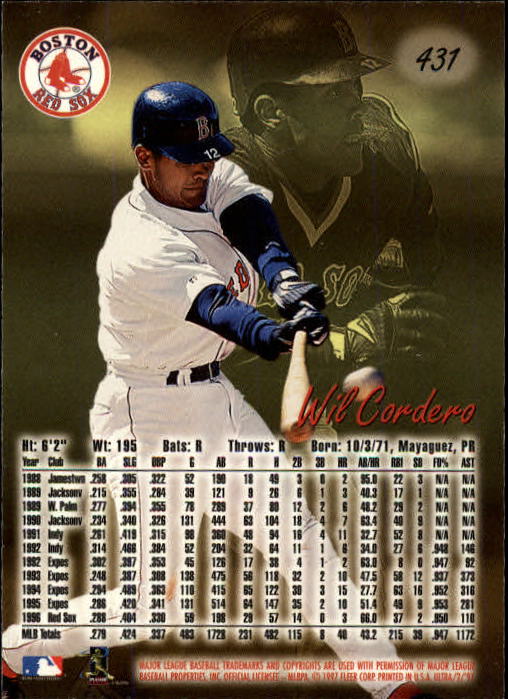 B2261- 1997 Ultra Baseball Cards 251-500 +Rookies -You Pick- 15+ FREE US SHIP - Picture 289 of 375