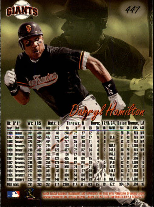 B2261- 1997 Ultra Baseball Cards 251-500 +Rookies -You Pick- 15+ FREE US SHIP - Picture 313 of 375