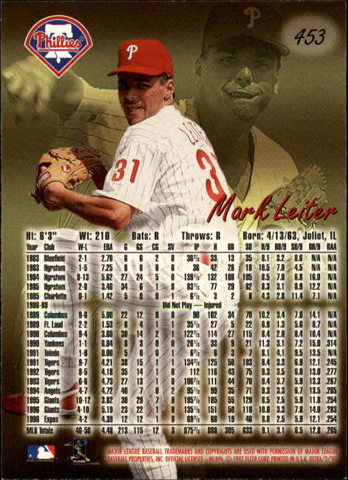 B2261- 1997 Ultra Baseball Cards 251-500 +Rookies -You Pick- 15+ FREE US SHIP - Picture 321 of 375