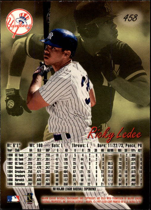 B2261- 1997 Ultra Baseball Cards 251-500 +Rookies -You Pick- 15+ FREE US SHIP - Picture 327 of 375