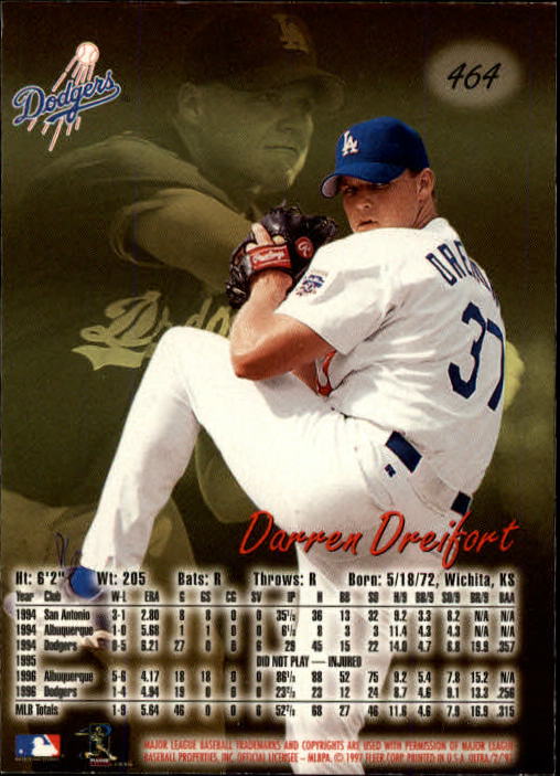 B2261- 1997 Ultra Baseball Cards 251-500 +Rookies -You Pick- 15+ FREE US SHIP - Picture 337 of 375