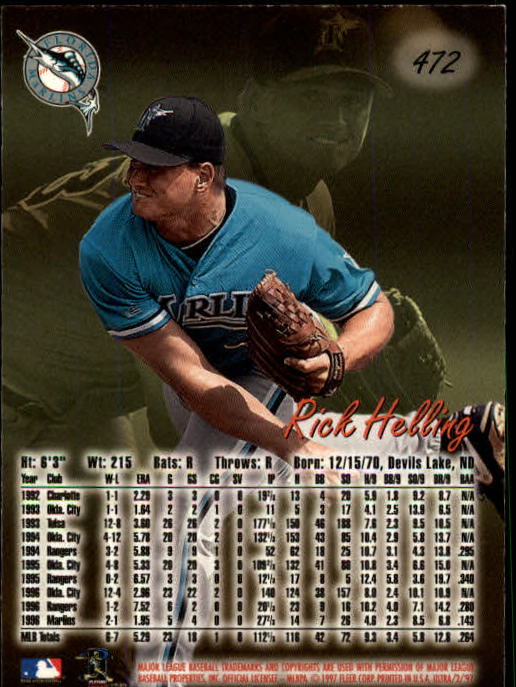 B2261- 1997 Ultra Baseball Cards 251-500 +Rookies -You Pick- 15+ FREE US SHIP - Picture 347 of 375