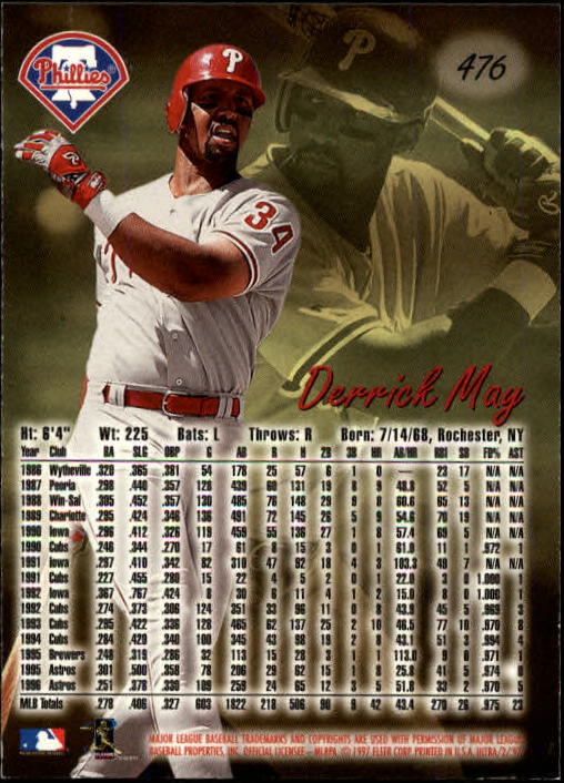 B2261- 1997 Ultra Baseball Cards 251-500 +Rookies -You Pick- 15+ FREE US SHIP - Picture 353 of 375