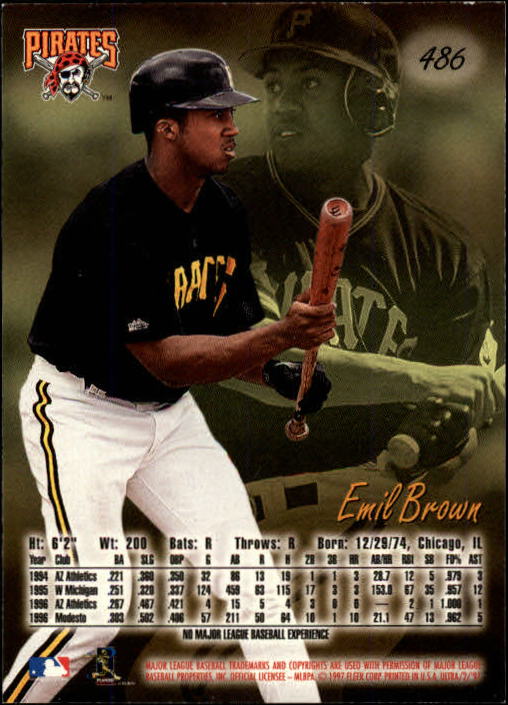 B2261- 1997 Ultra Baseball Cards 251-500 +Rookies -You Pick- 15+ FREE US SHIP - Picture 467 of 495