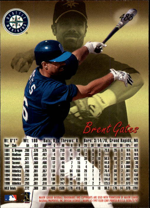 B2261- 1997 Ultra Baseball Cards 251-500 +Rookies -You Pick- 15+ FREE US SHIP - Picture 365 of 375