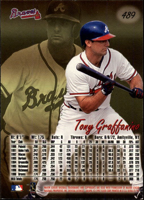 B2261- 1997 Ultra Baseball Cards 251-500 +Rookies -You Pick- 15+ FREE US SHIP - Picture 367 of 375