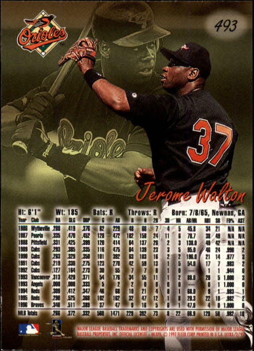 B2261- 1997 Ultra Baseball Cards 251-500 +Rookies -You Pick- 15+ FREE US SHIP - Picture 481 of 495