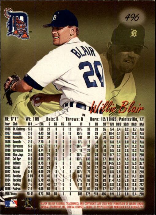 B2261- 1997 Ultra Baseball Cards 251-500 +Rookies -You Pick- 15+ FREE US SHIP - Picture 373 of 375