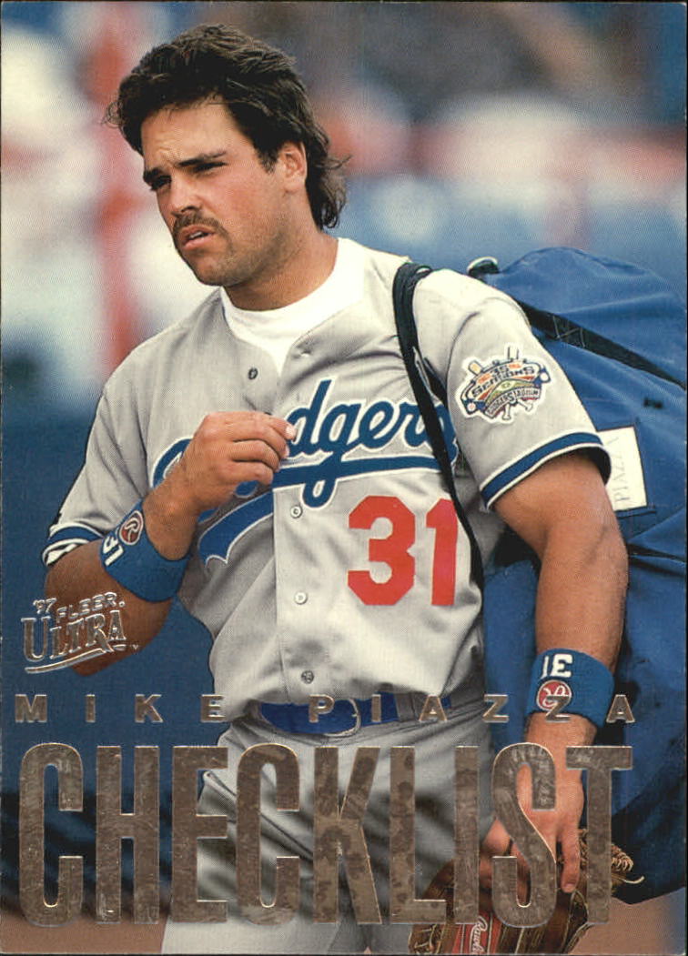 1997 Ultra Checklists #A6 Mike Piazza