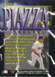 1997 Ultra Thunderclap #9 Mike Piazza back image