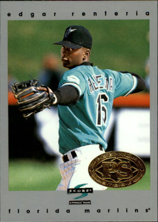 Edgar Renteria 1997 Pinnacle X-Press #90 Florida Marlins