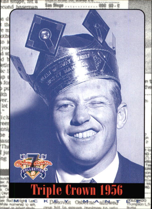 1997 Scoreboard Mantle #2 Mickey Mantle/Triple Crown 1956