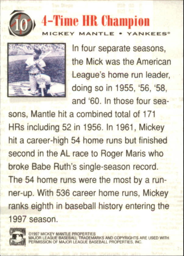B6511- 1997 Scoreboard Mantle Baseball Cards 1-74 -You Pick- 15+ FREE US SHIP - Picture 19 of 146