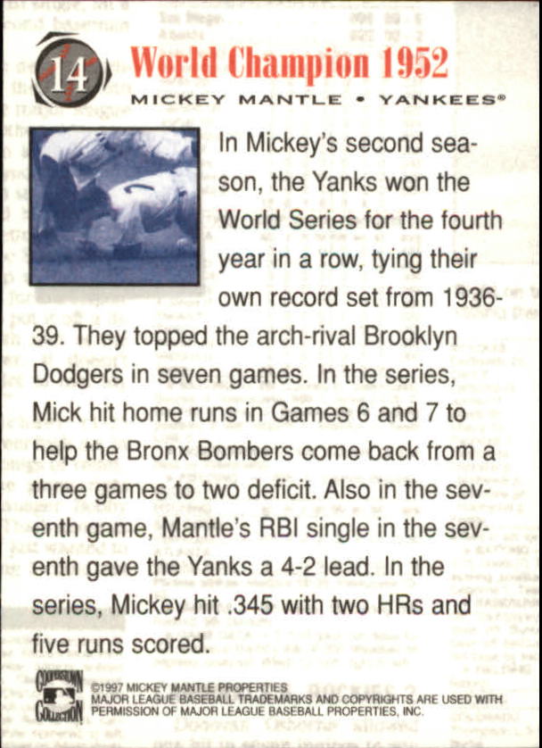 B6511- 1997 Scoreboard Mantle Baseball Cards 1-74 -You Pick- 15+ FREE US SHIP - Picture 27 of 146