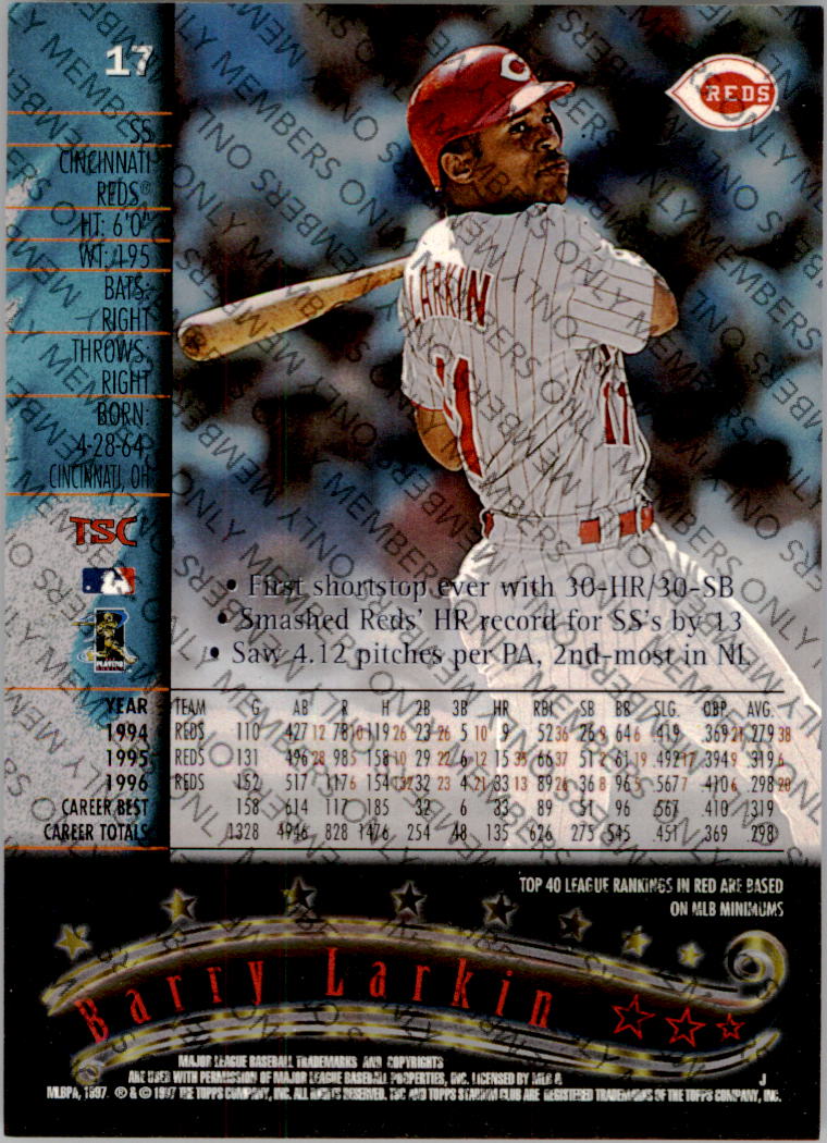 A2630- 1997 Stadium Club Members Only BB #s 1-250 -You Pick- 15+ FREE US SHIP - Picture 21 of 391