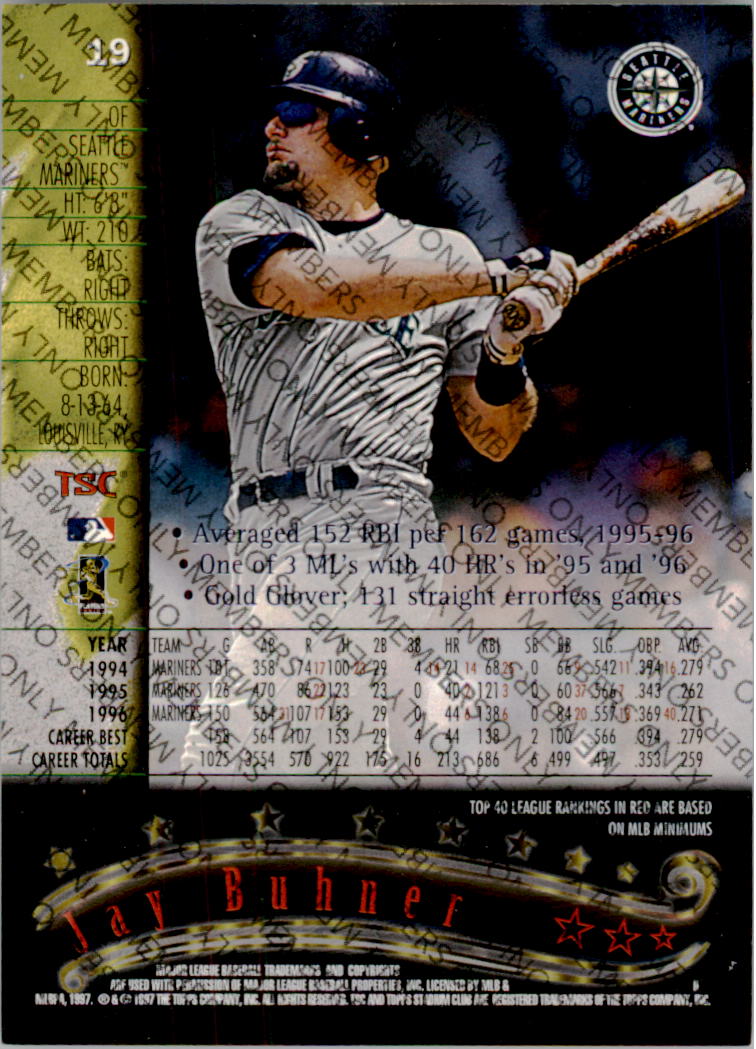 A2630- 1997 Stadium Club Members Only BB #s 1-250 -You Pick- 15+ FREE US SHIP - Picture 25 of 391