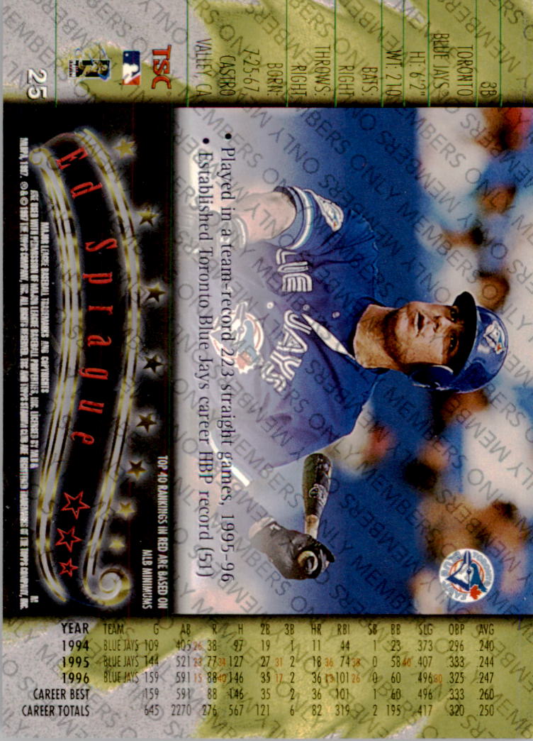 A2630- 1997 Stadium Club Members Only BB #s 1-250 -You Pick- 15+ FREE US SHIP - Picture 35 of 391