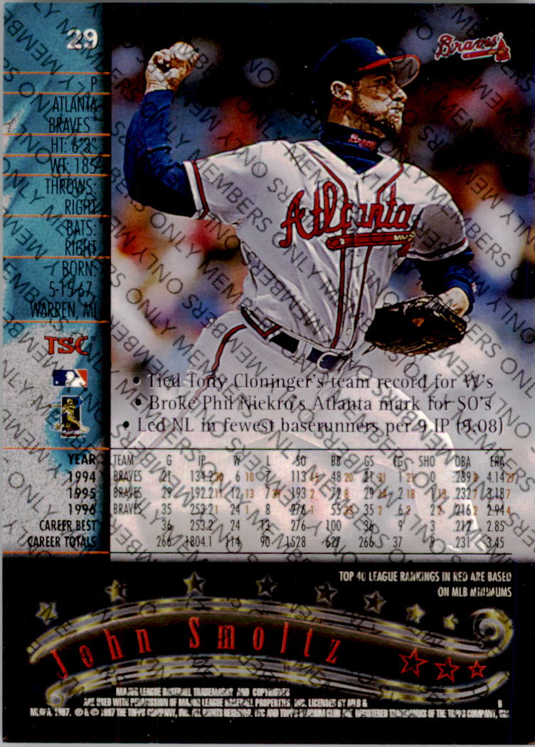 A2630- 1997 Stadium Club Members Only BB #s 1-250 -You Pick- 15+ FREE US SHIP - Picture 43 of 391