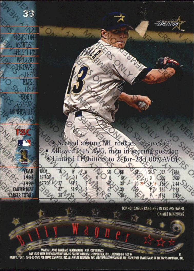 A2630- 1997 Stadium Club Members Only BB #s 1-250 -You Pick- 15+ FREE US SHIP - Picture 47 of 391