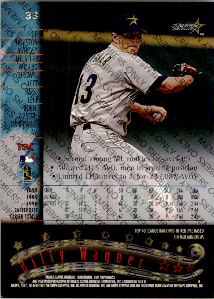 A2630- 1997 Stadium Club Members Only BB #s 1-250 -You Pick- 15+ FREE US SHIP - Picture 49 of 391