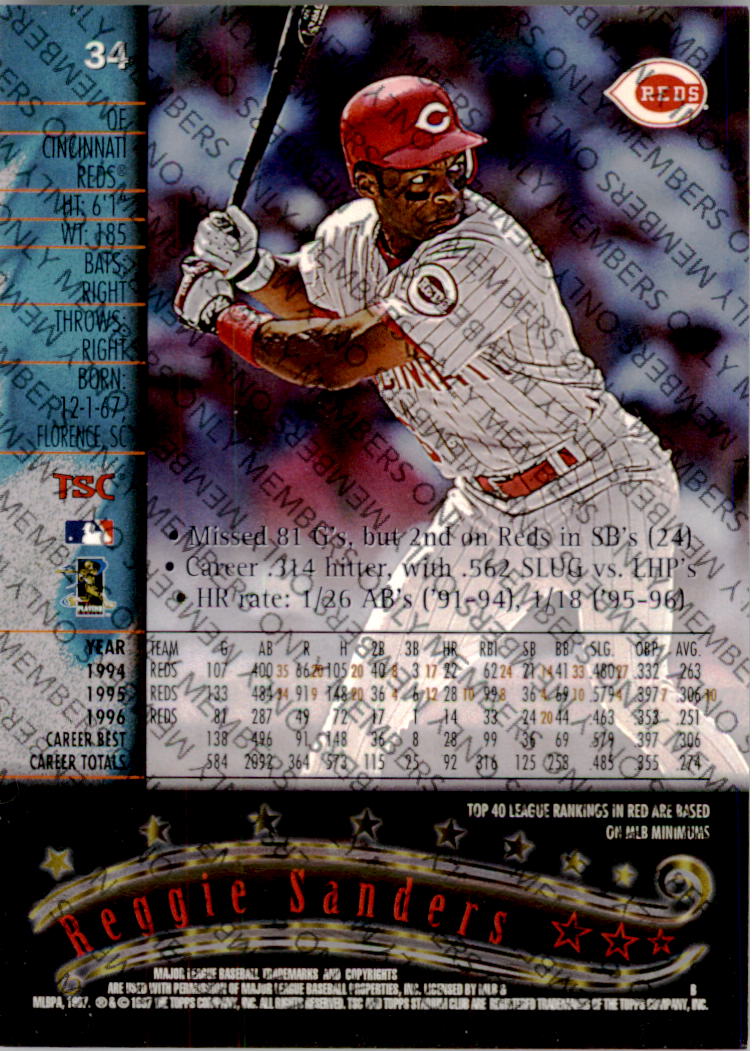 A2630- 1997 Stadium Club Members Only BB #s 1-250 -You Pick- 15+ FREE US SHIP - Picture 51 of 391
