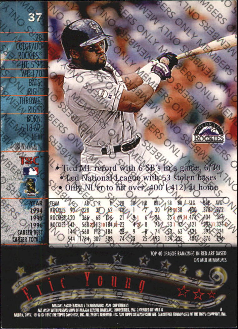A2630- 1997 Stadium Club Members Only BB #s 1-250 -You Pick- 15+ FREE US SHIP - Picture 55 of 391