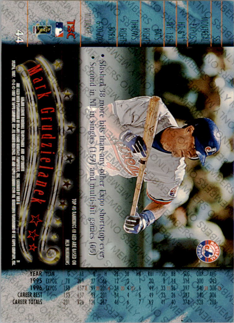 A2630- 1997 Stadium Club Members Only BB #s 1-250 -You Pick- 15+ FREE US SHIP - Picture 65 of 391