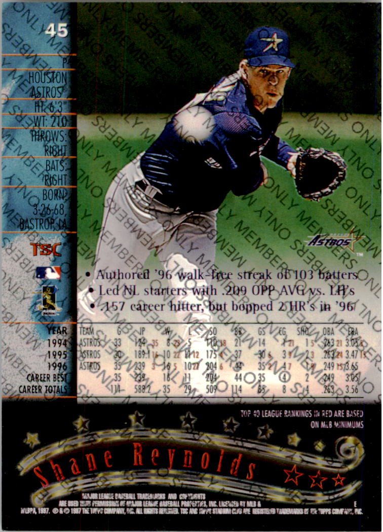 A2630- 1997 Stadium Club Members Only BB #s 1-250 -You Pick- 15+ FREE US SHIP - Picture 67 of 391
