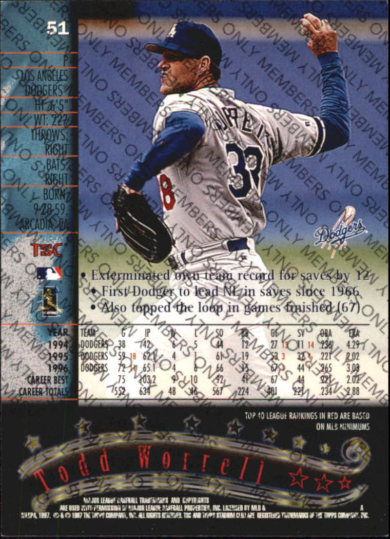 A2630- 1997 Stadium Club Members Only BB #s 1-250 -You Pick- 15+ FREE US SHIP - Picture 73 of 391