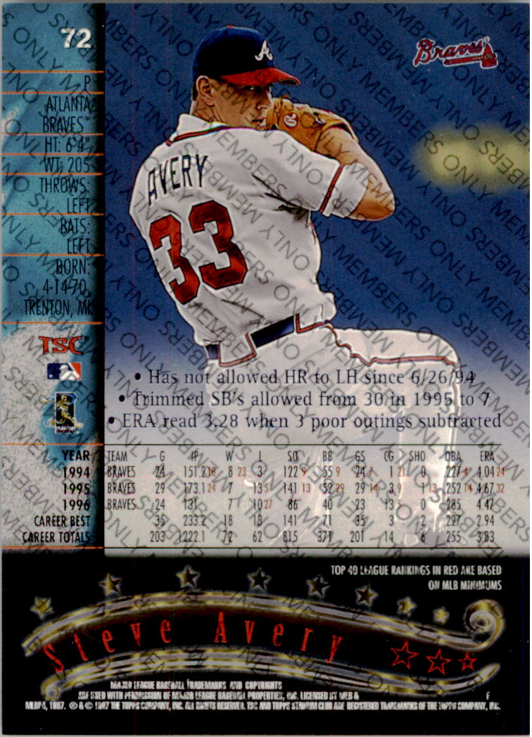 A2630- 1997 Stadium Club Members Only BB #s 1-250 -You Pick- 15+ FREE US SHIP - Picture 99 of 391