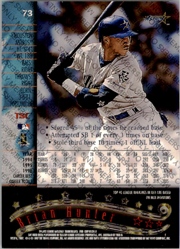 A2630- 1997 Stadium Club Members Only BB #s 1-250 -You Pick- 15+ FREE US SHIP - Picture 101 of 391