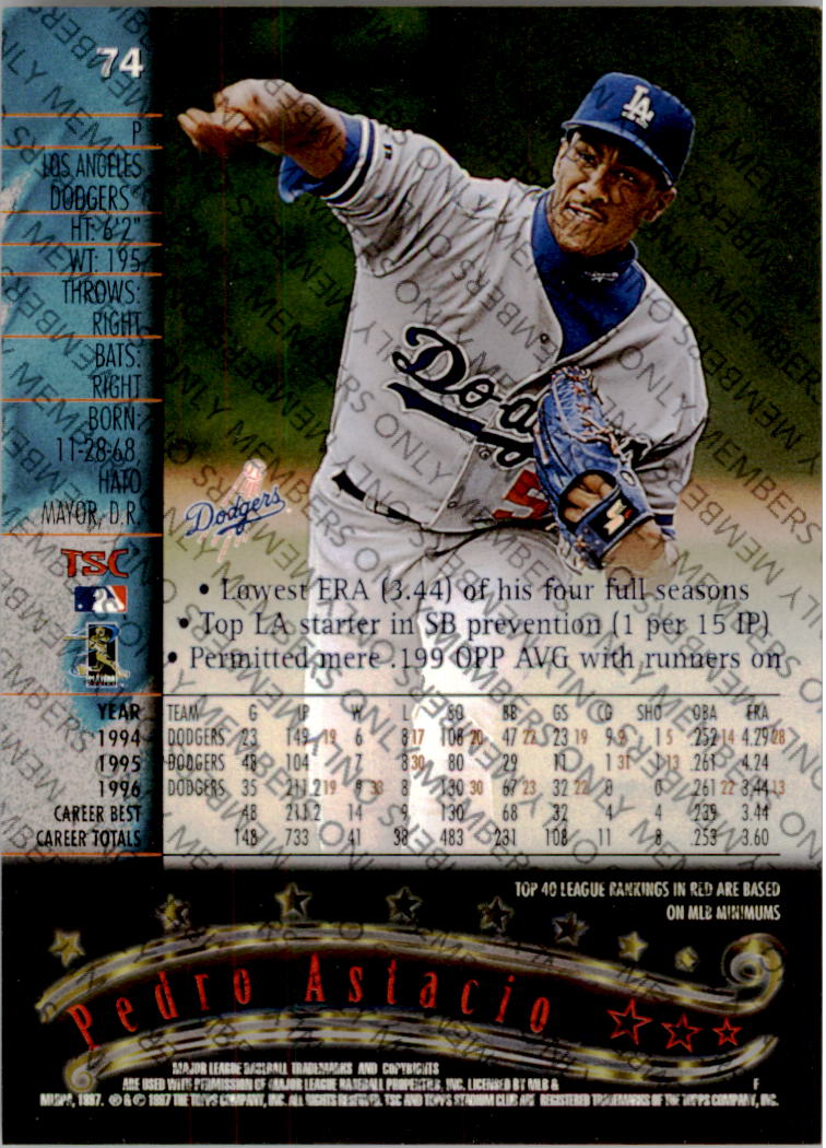 A2630- 1997 Stadium Club Members Only BB #s 1-250 -You Pick- 15+ FREE US SHIP - Picture 103 of 391