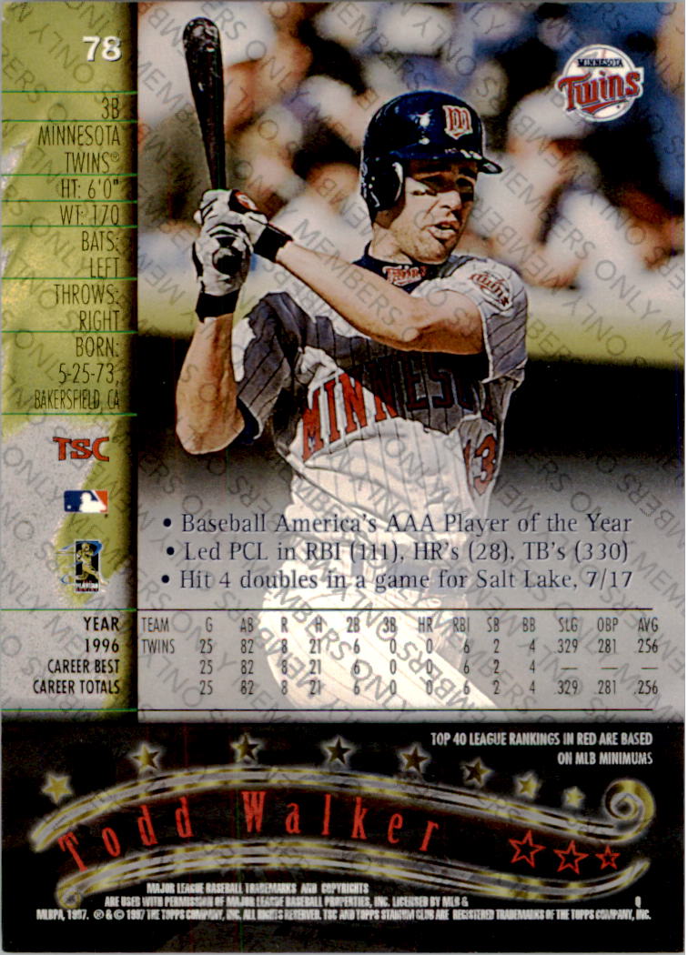 A2630- 1997 Stadium Club Members Only BB #s 1-250 -You Pick- 15+ FREE US SHIP - Picture 111 of 391