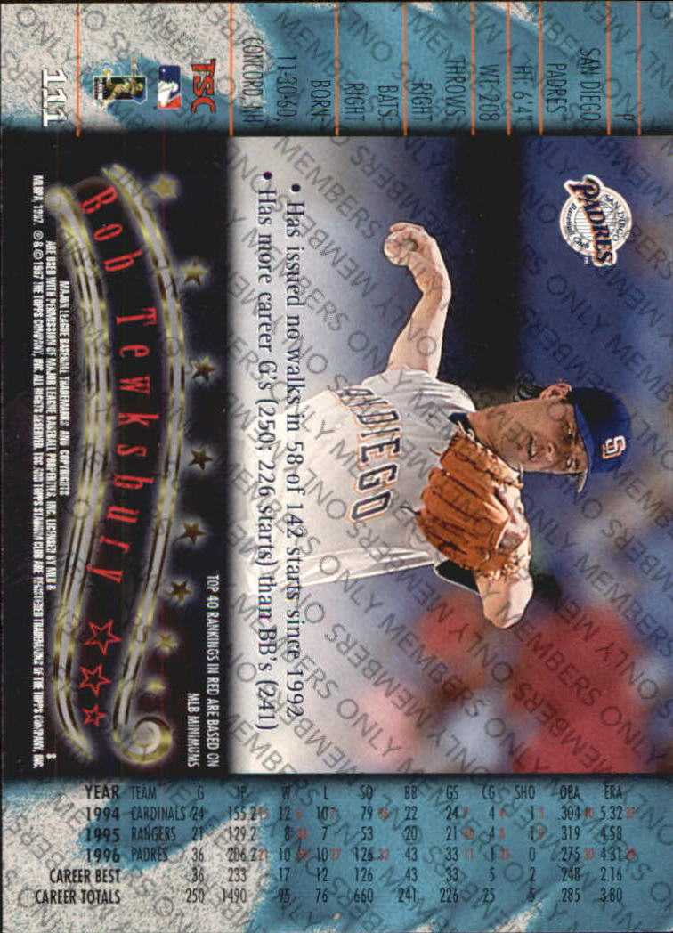 A2630- 1997 Stadium Club Members Only BB #s 1-250 -You Pick- 15+ FREE US SHIP - Picture 171 of 391