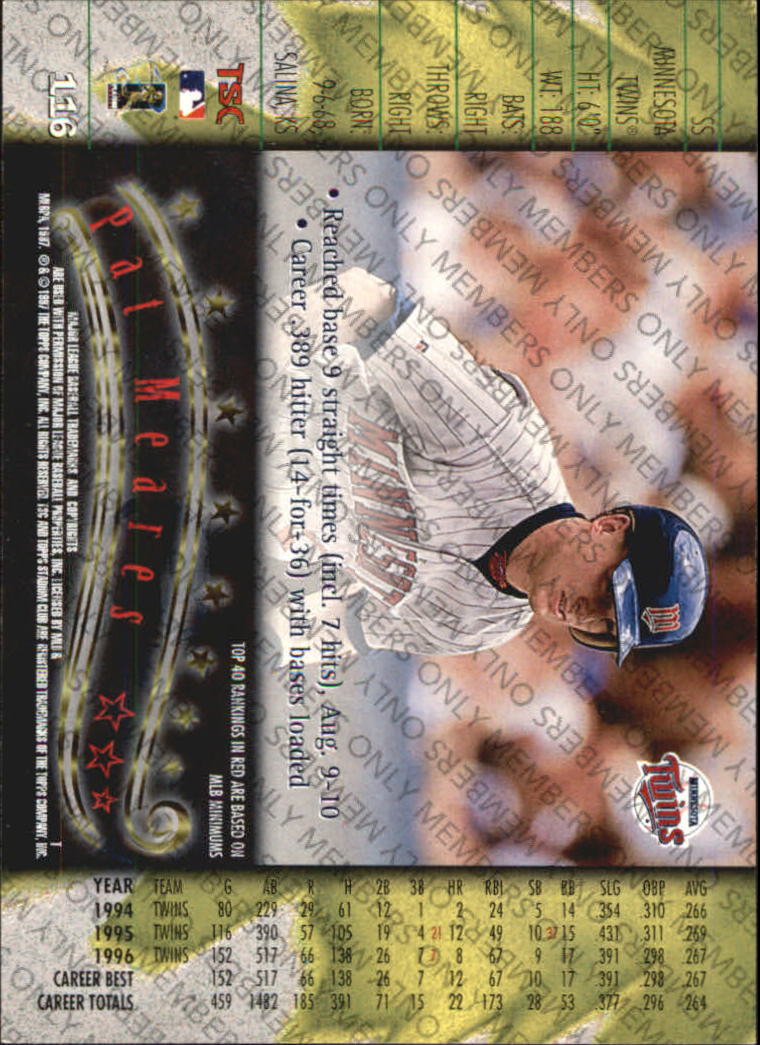 A2630- 1997 Stadium Club Members Only BB #s 1-250 -You Pick- 15+ FREE US SHIP - Picture 179 of 391