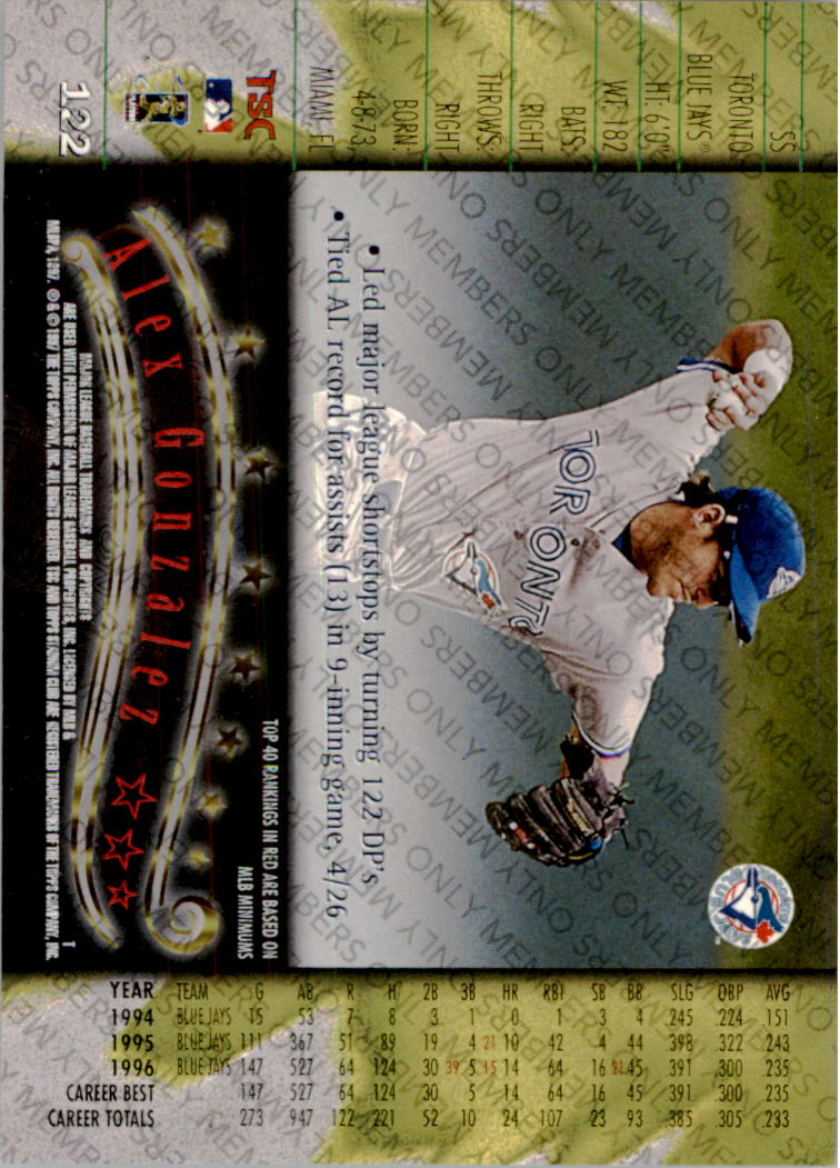 A2630- 1997 Stadium Club Members Only BB #s 1-250 -You Pick- 15+ FREE US SHIP - Picture 191 of 391