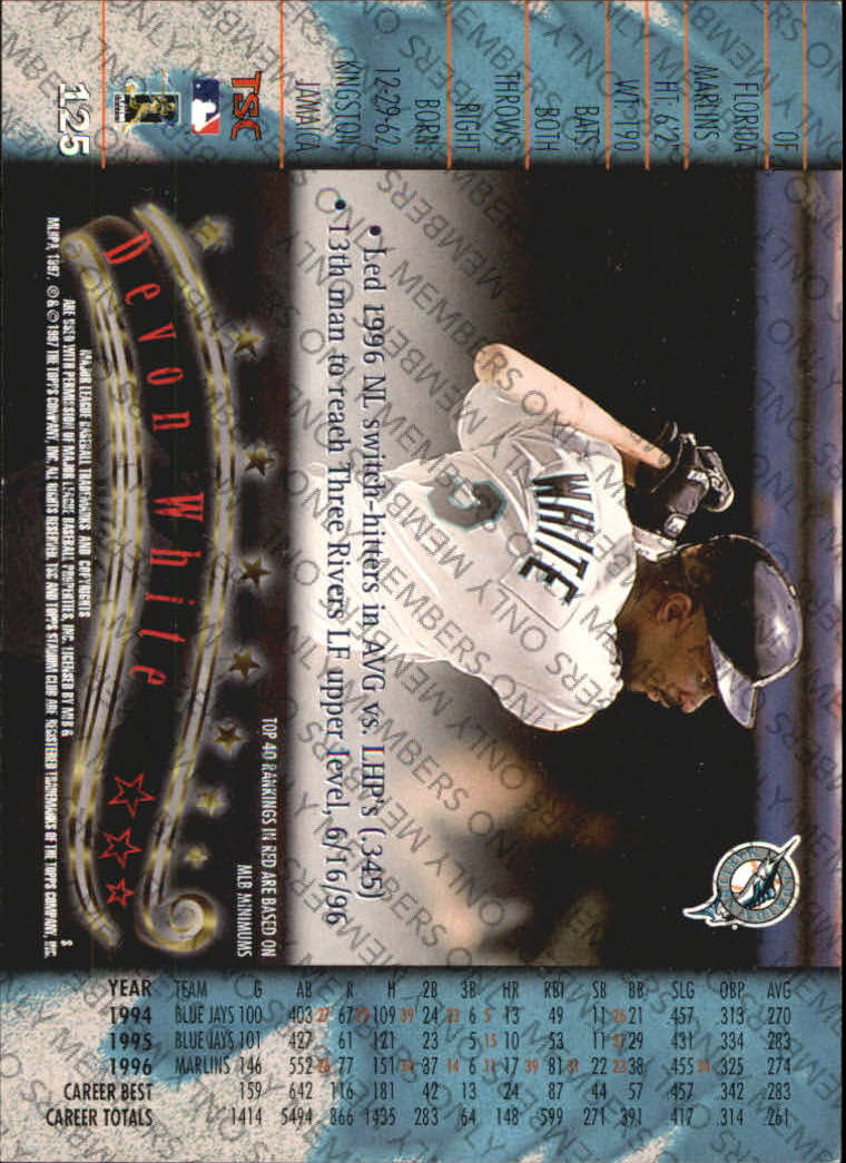 A2630- 1997 Stadium Club Members Only BB #s 1-250 -You Pick- 15+ FREE US SHIP - Picture 195 of 391