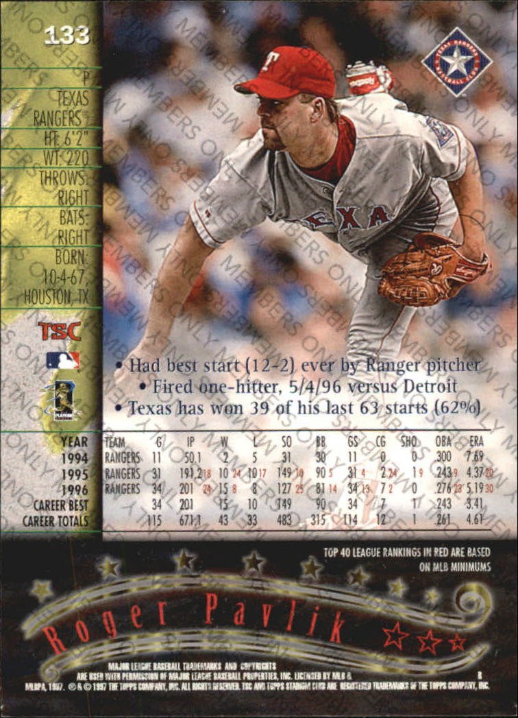 A2630- 1997 Stadium Club Members Only BB #s 1-250 -You Pick- 15+ FREE US SHIP - Picture 211 of 391
