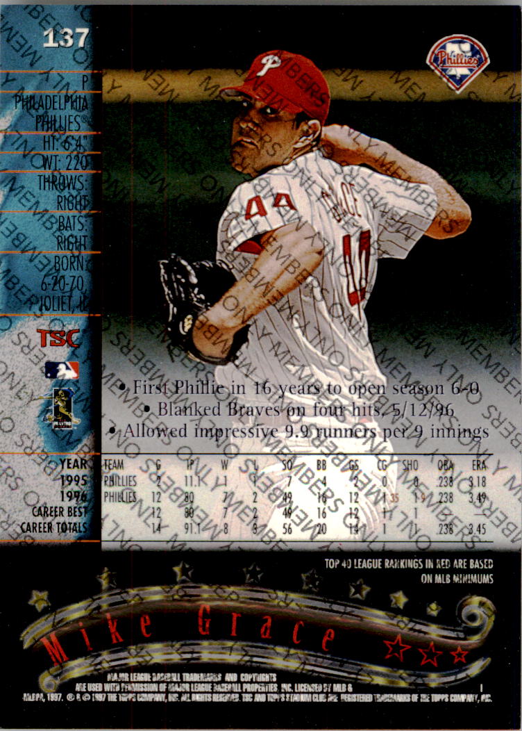 A2630- 1997 Stadium Club Members Only BB #s 1-250 -You Pick- 15+ FREE US SHIP - Picture 219 of 391