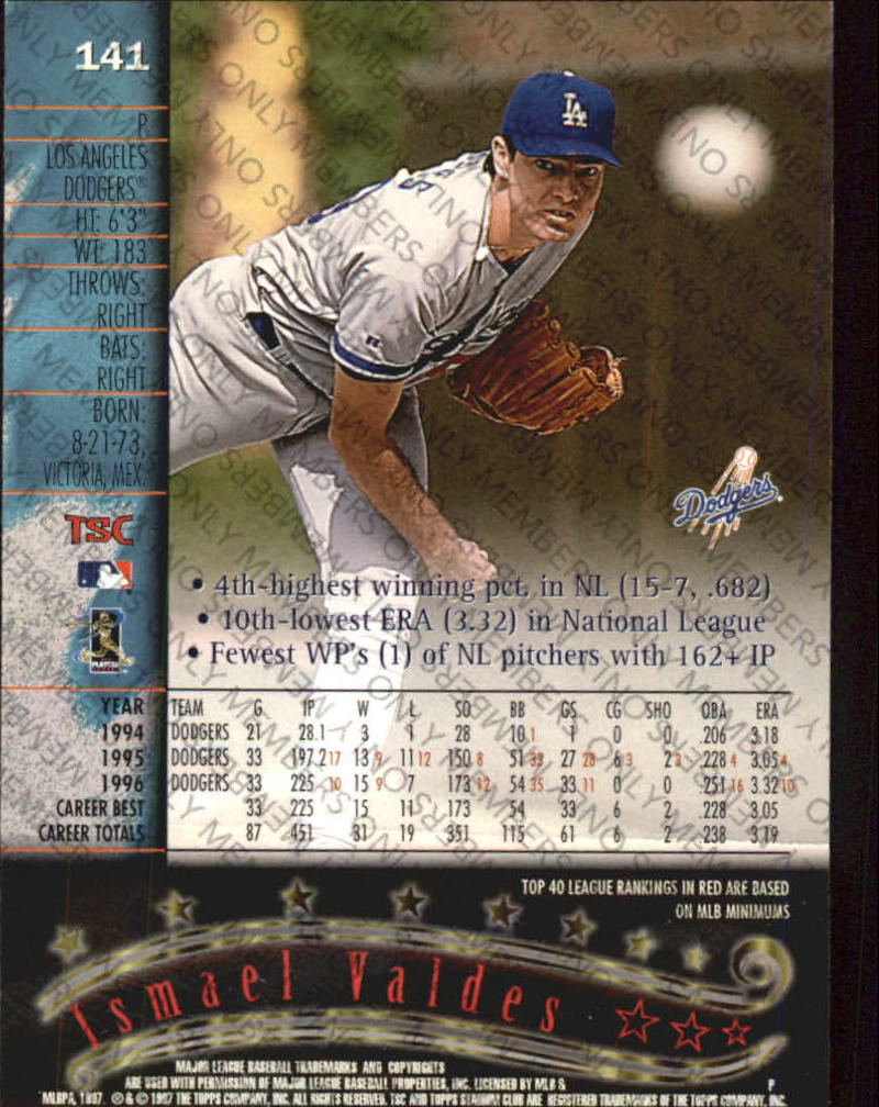 A2630- 1997 Stadium Club Members Only BB #s 1-250 -You Pick- 15+ FREE US SHIP - Picture 225 of 391