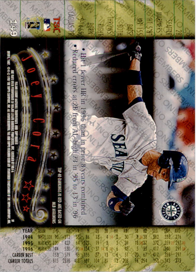 A2630- 1997 Stadium Club Members Only BB #s 1-250 -You Pick- 15+ FREE US SHIP - Picture 241 of 391