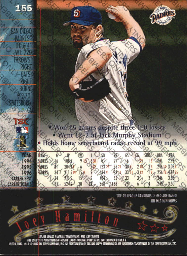 A2630- 1997 Stadium Club Members Only BB #s 1-250 -You Pick- 15+ FREE US SHIP - Picture 251 of 391
